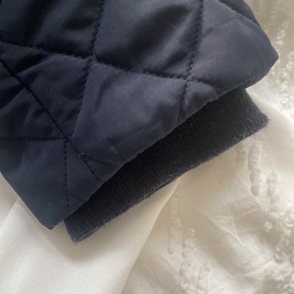 Lightweight Navy Puffer Coat - Picture 5 of 5